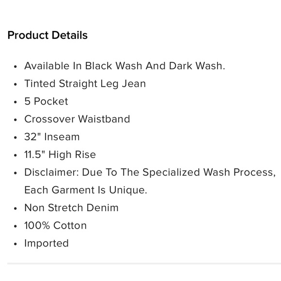 Denim Crossover Jeans - Picture 4 of 5